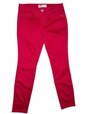 lei Ashley Red Low-Rise Skinny Jeans/Pants